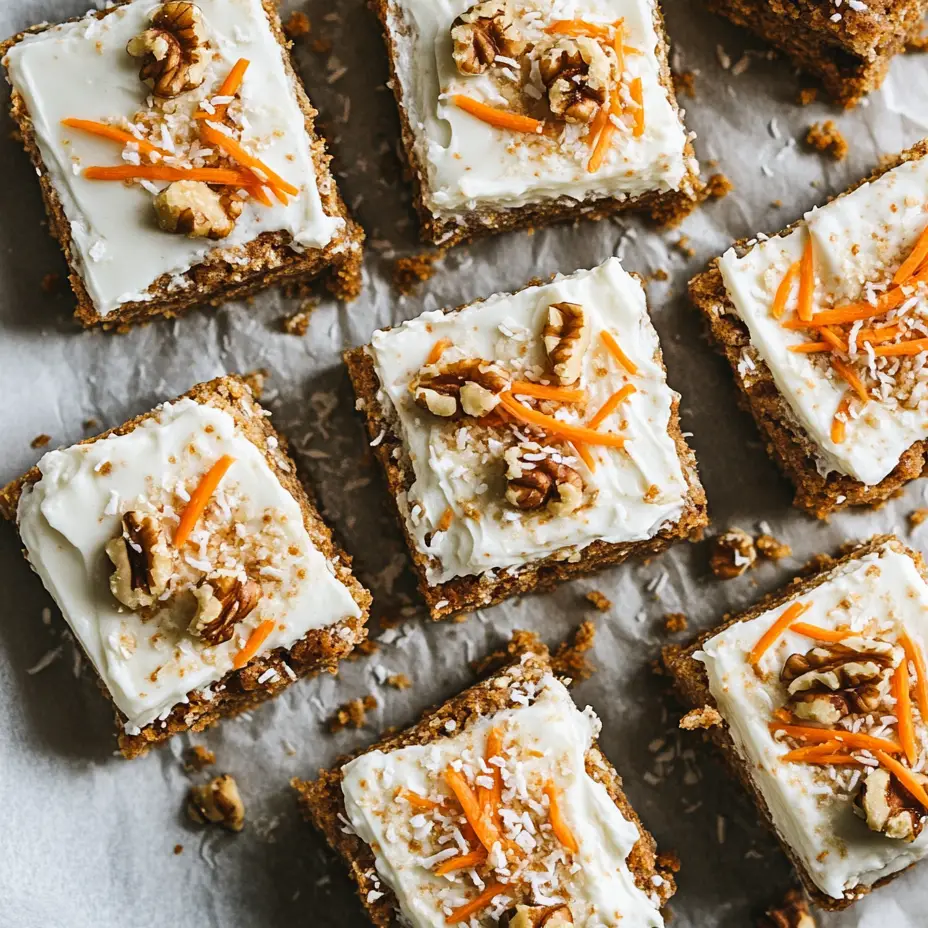 carrot-cake-protein Moist carrot cake protein powder slice with frosting