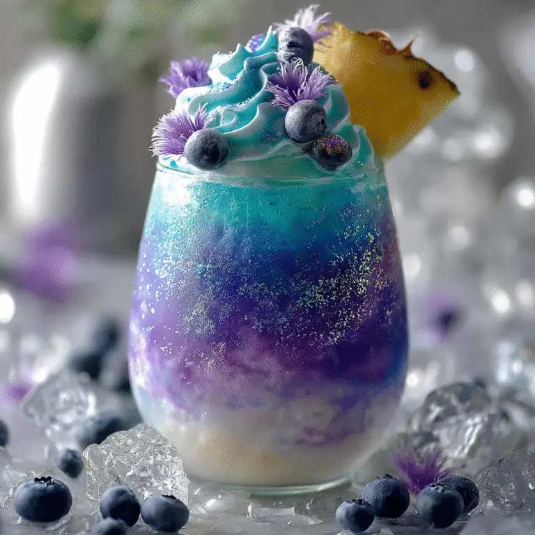 Ocean Love Colada recipe card
