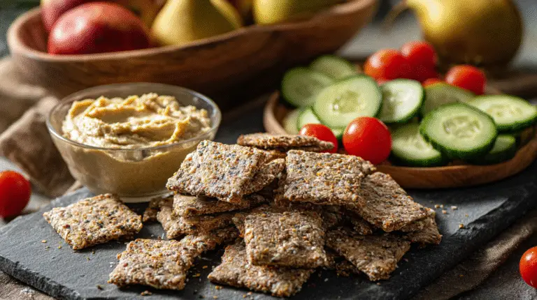Homemade quinoa crackers recipe