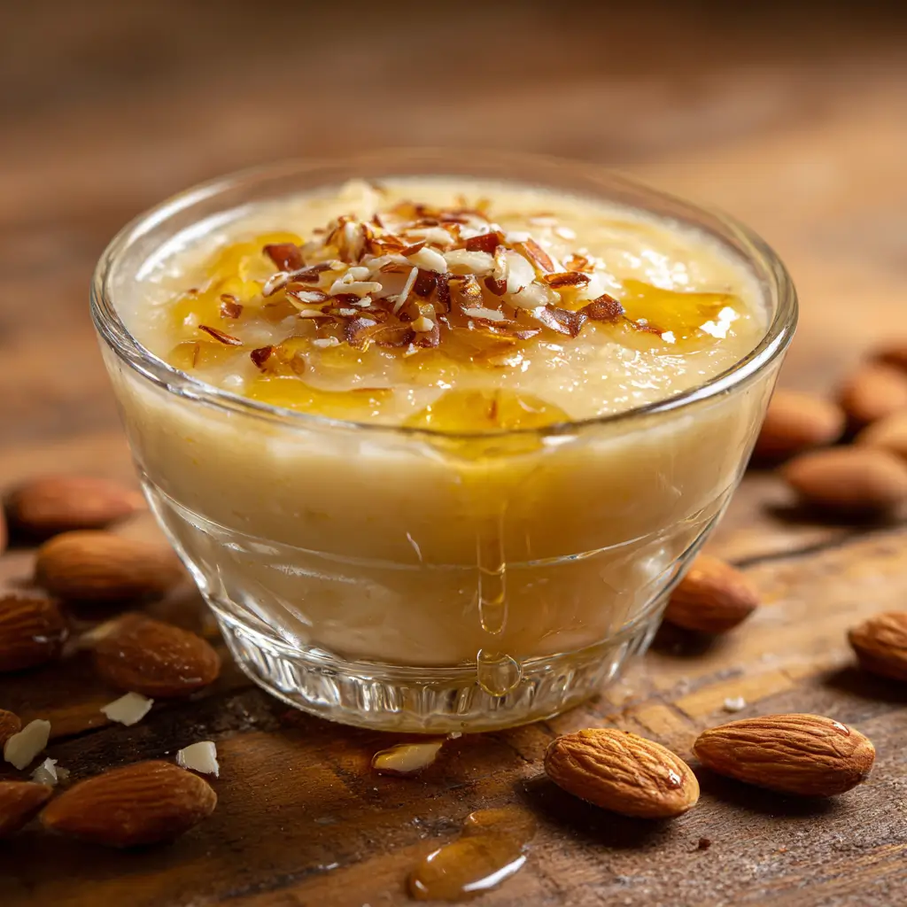 creamy almond honey memory paste
