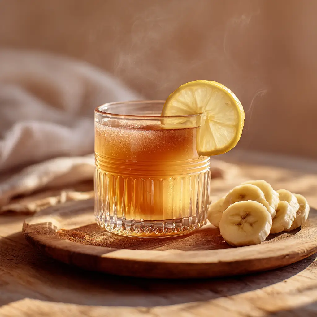 pink salt adrenal mix with vinegar and banana