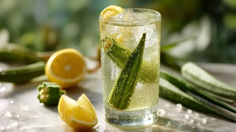 serving okra water recipe for weight loss glass
