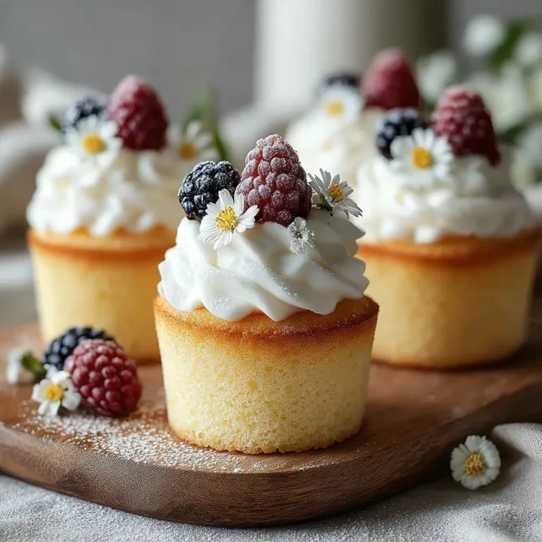 Japanese Cotton Cheesecake Cupcak