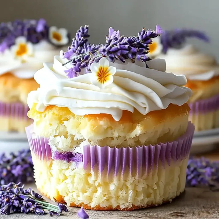 Lavender Honey Cupcakes